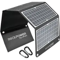 RealPower SP-30E, 30 W, 5 V, USB, Musta, Valkoinen, Muovi, USB A-tyyppi, USB Type-C (412766)