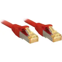 Lindy CAT 7 Lsoh verkkokaapeli - Kupari - 6000MHz - 10m - Punainen