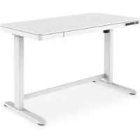 Digitus DA-90406, Johtajan pöytä, Kotitoimisto, Office, Suora, Suorakaiteen muotoinen, Valkoinen, Valkoinen