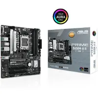 Asus PRIME Motherboard PRIME B650M-A II CSM for AMD Ryzen AM5 mATX DDR5 PCIe 4.0 x16 2.5Gb LAN 2 M.2 Slots (90MB1EH0-M0EAYC)