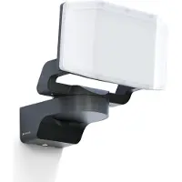 Steinel LED-ulkoseinävalaisin XLED Protect, antrasiitti, IP54 Protect, Musta, Synteettinen materiaali, Moderni