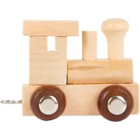 Small Foot - Wooden Letter Train Locomotive - 12 pieces