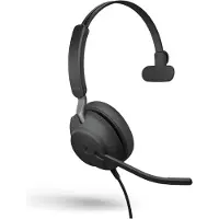 Jabra Evolve2 40 SE MS Teams -monokuuloke, musta