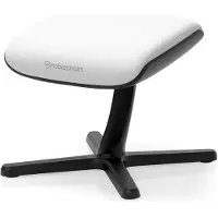 Noblechairs Footrest 2 - White Edition, vinyyliverhoiltu jalkarahi, valkoinen/musta