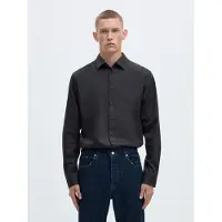 Selected Slhslim-Performance Shirt Ls Noos - Black - XL