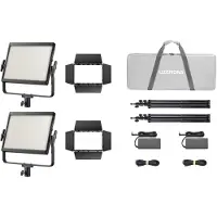 Godox Litemons LP1200R K2 RGB LED panel Kit Black