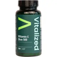 Vitalized Vitamin C Duo 500 90 kaps ravintolisä