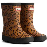 Hunter Kumisaappaat - Kids First Leopard Tulosta - Tyydyttynyt T - - 23 - Kumisaappaat