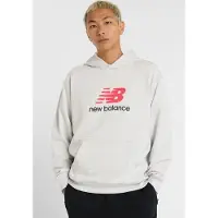 New Balance Athletics French Terry Logo Hoodie - Grey - XXL