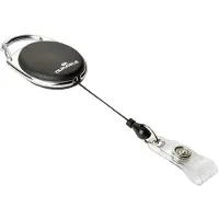Durable BADGE REEL STYLE, Nimikortti jojolla, Musta, 10 kpl, Metalli, 80 cm (832401)