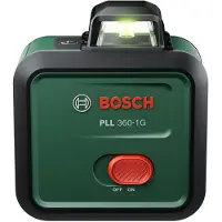 Bosch Linjalaser PLL 360-1G; 3,6 V; 1x2,0 Ah akku