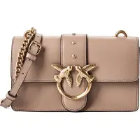 Pinko Love One Crossbody-laukku Nahka 21 cm Ruskea