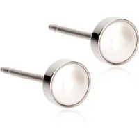 Blomdahl ST Bezel Pearl 5 mm, White