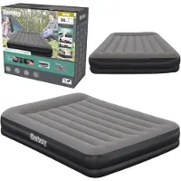 Bestway Luftmadrass - - 671BU - Tritech Queen - 2 platser, integrerad USB-pump, 2,03 m x 1,52 m x 36 cm