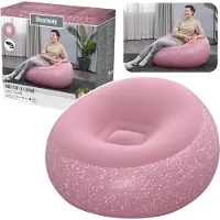 Bestway 75155, Vaaleanpunainen, Vinyyli, Velour, 100 kg, 1220 mm, 1220 mm