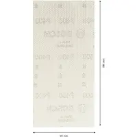 Bosch Hiomaverkko Expert M480 tasohiomakoneisiin 93 x 186 mm, P400, 10 kpl
