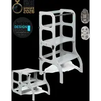 ETTE TETE Step'n'sit Helper Tower - Table - Grey - 90X 43X 40CM
