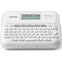 Brother PT-D410VP, QWERTY, TZe, ZINK (Zero-Ink), 180 x 180 DPI, Langallinen, Valkoinen (PTD410VPRG1)