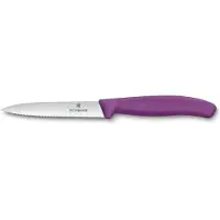 Victorinox Swiss Classic teräväkärkinen kuorimaveitsi, 10 cm, violetti