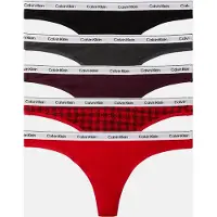 Calvin Klein 5 Pack Thong (Low-Rise) - Multi/patterned - XL
