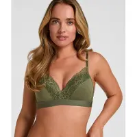 Hunkemoller Sophie Non Wired - Khaki green - 75 F