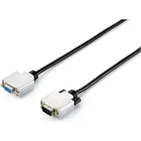 Equip 118855, 15 m, VGA (D-Sub), VGA (D-Sub), Uros, Naaras, Musta, Hopea