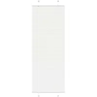 vidaXL laskostettu blind Valkoinen 75x200 cm Kankaan leveys 74,4 cm