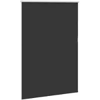 vidaXL Rullaverho Blackout Musta 110x130 cm Kankaan leveys 105,7 cm