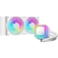 DeepCool LE240 WH V2 240mm ARGB -nestejäähdytin, valkoinen