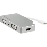 StarTech.com Travel A/V Adapter USB-C to VGA DVI HDMI Mini DisplayPort Hopea