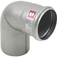 Blücher bøjn.87.5gr.75mm - m.O-rengas RF AISI 304.Alm RF stål