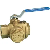 Pettinaroli F x f ball valve with integral filter special non dezincifi