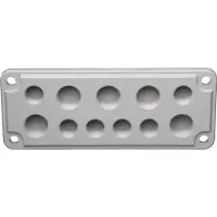 Fibox Kierteitetty laippa Str. 2 6xM20+5xM25