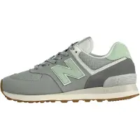New Balance Matalavartiset tennarit '574' tummanharmaa / pastellinvihreä / vaaleanvihreä / valkoinen