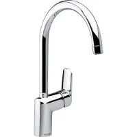 Damixa clover green kitchen mixer high c-spout