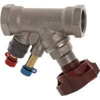 IMI Hydronic Tasapainotusventtiili stad-d 25 naarasliitin 12 viemärillä käyttövedelle.