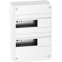Schneider Electric Resi9 CX -ryhmätaulu 2 riviä 13 moduulia Valkoinen RAL9003 ilman ovea