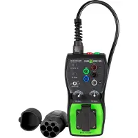 Elma Instruments Elma EVSE-200 -sovitin aktivoi lataustelineen simuloimalla sähköauton kytkentää.