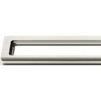 Unidrain ClassicLine -kehys 600 mm ruostumatonta terästä linjaviemäreille, kehyksen korkeus 10 mm.