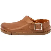 Art unisex. 120241123003_023 Leather Clogs 2024 Kassel brown (43), Flat, Buckle, Casual