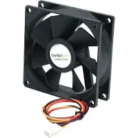 StarTech.com Kotelo tuuletin 80mm - FAN8X25TX3L - Kotelotuuletin - 80mm - musta