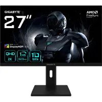 Gigabyte 27" G27Q3, 320Hz (OC) QHD-pelimonitori, musta