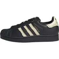 Adidas Originals Matalavartiset tennarit 'Superstar II' samppanja / musta