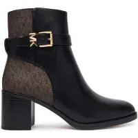 Michael Kors for woman. 40T6RCME6L Black Rachel leather heeled ankle boots (40), 3 to 5 cm, Zip, Casual, Classic