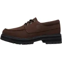 Timberland for man. TB0A42KGW071 Britton Drive brown leather shoes (45.5), Flat, Laces, Casual