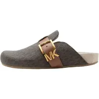 Michael Kors for woman. 40T6GRFP1B Greta shoes with brown logo (38), Flat, None, Casual