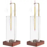 Torribaly 2X Incense Holder for Sticks,10Inch Anti Ash Flying Incense Holder with Removable Ash Catcher,Upside Down Incense Burner
