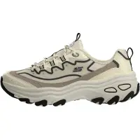 SKECHERS Matalavartiset tennarit 'D LITE MAX' taupe / antrasiitti / luonnonvalkoinen