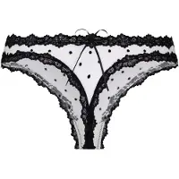 Hunkemoller Stringit musta / valkoinen