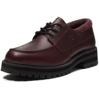 Timberland for man. TB0A42KGEIW1 Britton Drive maroon leather shoes (44.5), Flat, Laces, Casual